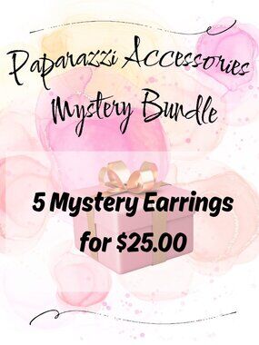 Paparazzi 5 Piece Mystery Earrings Bundle (5EARRINGS)